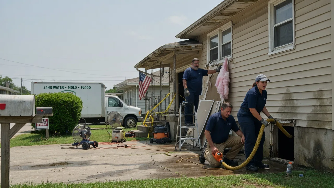 Water Damage Repair in Ellinwood, KS near me